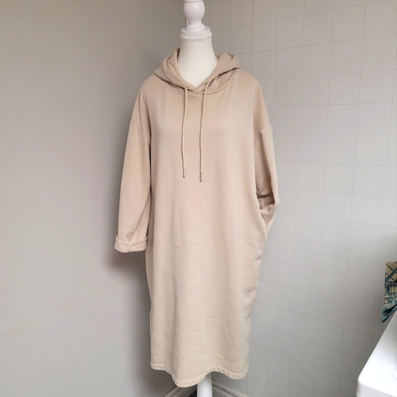 Hooded Sweatshirt Dress - Picture 1 of 6